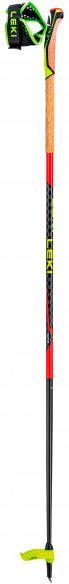 Leki Mezza Race Skistokken cm, rood/neonyellow