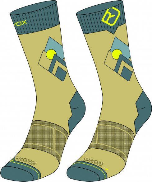Ortovox Alpine Light Comp Mid Socks Merinosokken 41, meerkleurig