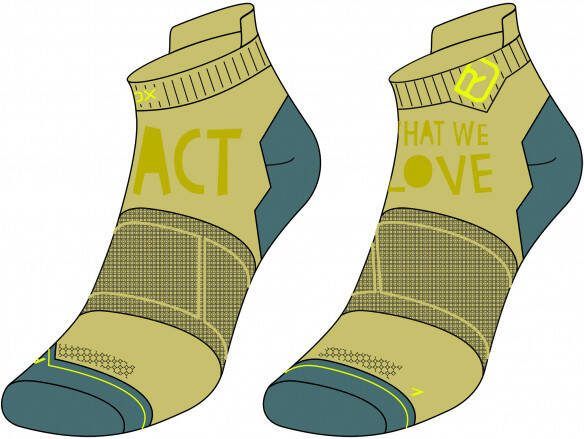 Ortovox Alpine Light Low Socks Merinosokken 41, meerkleurig