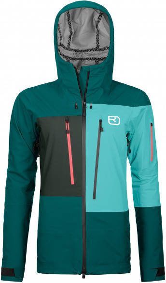 Ortovox Women's 3L Deep Shell Jacket Ski jas, meerkleurig