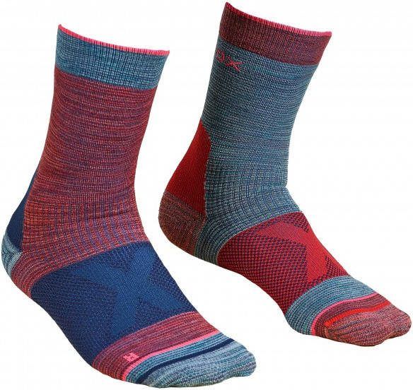 Ortovox Women's Alpinist Mid Socks Wandelsokken 44, meerkleurig