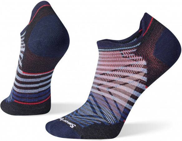 SmartWool Run Zero Cushion Low Ankle Pattern Hardloopsokken, meerkleurig