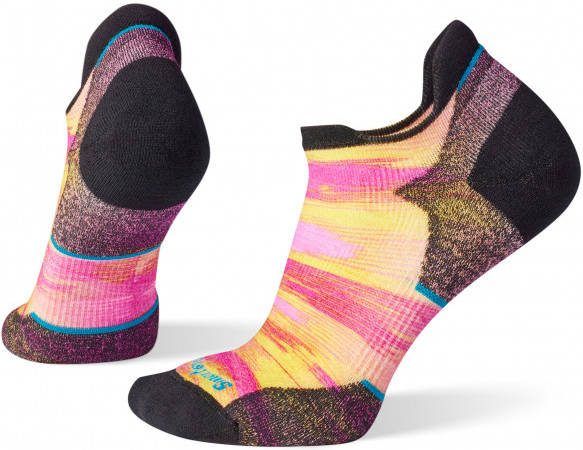 SmartWool Women's Run Targeted Cushion Brush Stroke Low Hardloopsokken, meerkleurig