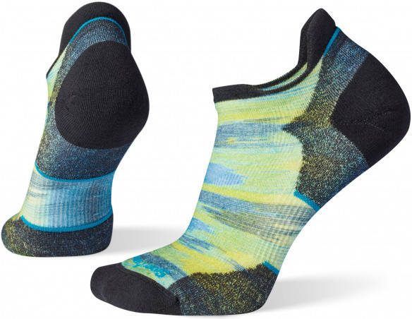 SmartWool Women's Run Targeted Cushion Brush Stroke Low Hardloopsokken, meerkleurig