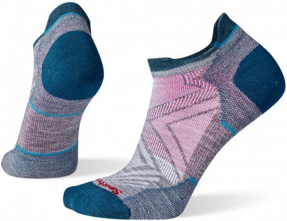 SmartWool Women's Run Zero Cushion Low Ankle Hardloopsokken, meerkleurig