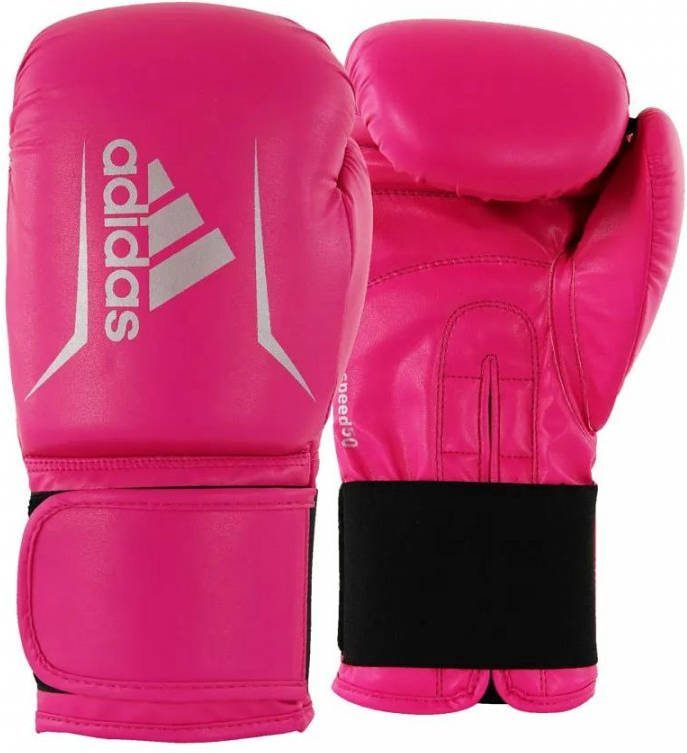 Adidas Speed 50(Kick)Bokshandschoenen Roze/Zilver 14 oz