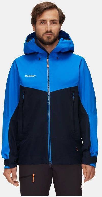 mammut Crater Hooded Hardshell Jas Blauw