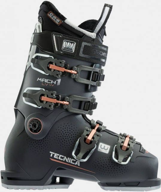 Tecnica Mach 1 LV 95 Dames Skischoenen Zwart/Brons