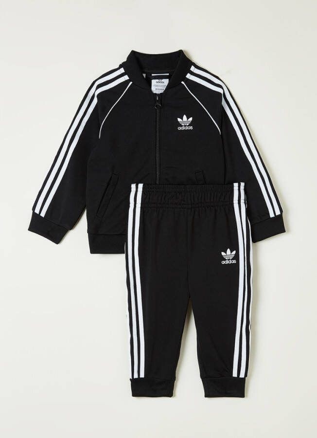 Adidas Originals Superstar Adicolor baby trainingspak zwart/wit