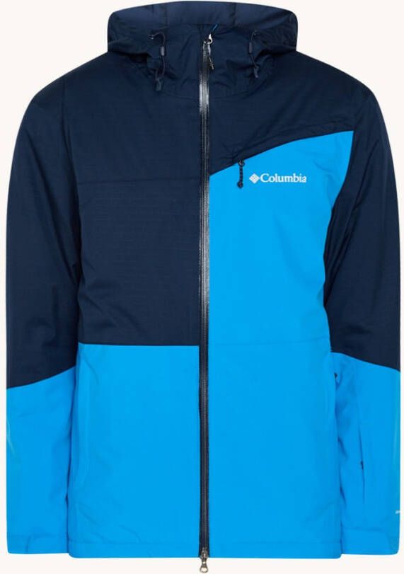 Columbia iceberg point waterproof ski jas zwart/blauw heren