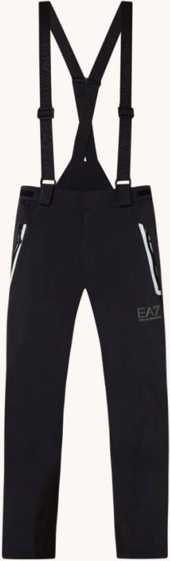 Emporio Armani Straight leg skibroek met ritszakken en afneembare bretels