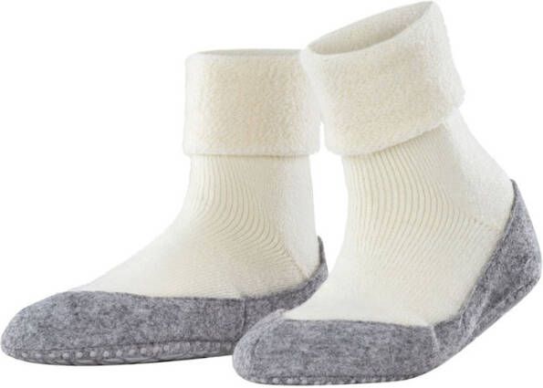 Falke Cosyshoe huissokken in wolblend met anti slip