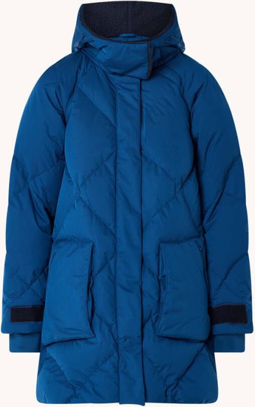 Sweaty Betty Matterhorn gewatteerde ski jas met quilt patroon