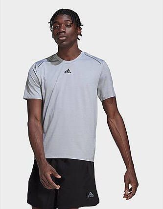 Adidas HIIT Training T shirt Halo Silver Heren