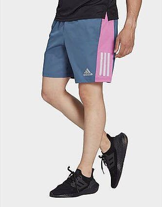 Adidas Own the Run Short Wonder Steel/Pulse Lilac/Reflective Silver Heren