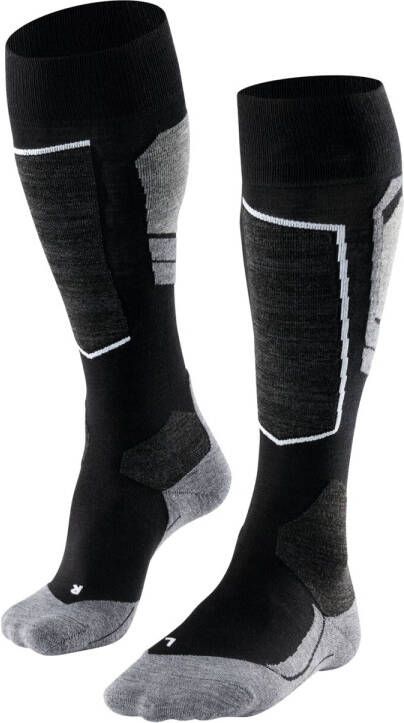 Falke SK4 ski kniekousen in wolblend