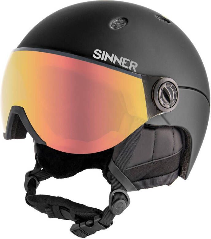 Sinner Titan Visor Red Mirror