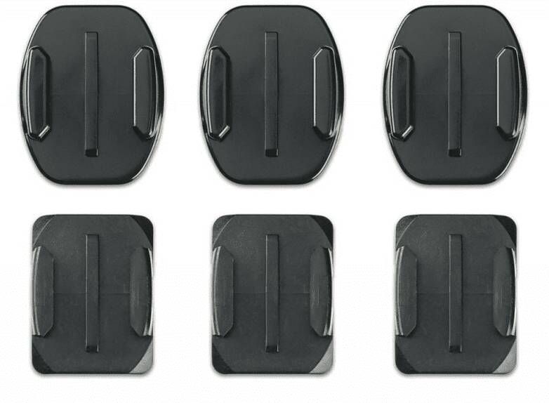 GoPro curved + flat adhesive mounts bevestiging