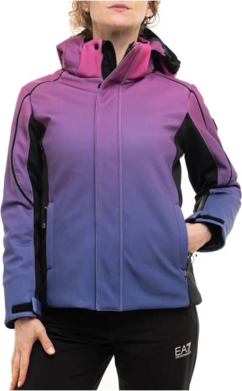 ea7 SKI JAS Emporio Armani , Paars, Dames