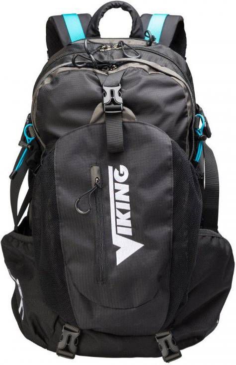 Viking Backpack Black/White/Blue Rugtas