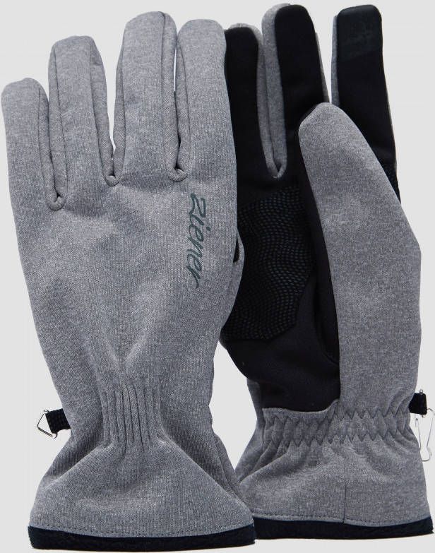 Ziener ibrana touch skihandschoenen zilver dames