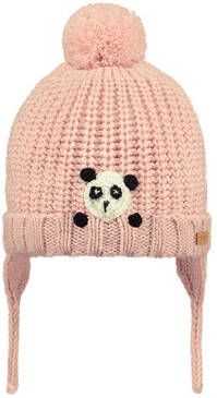 Barts muts Dayle met pompon roze