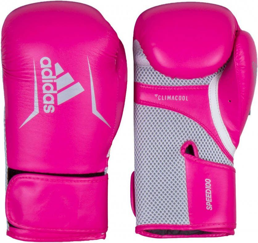 Adidas Bokshandschoenen Speed 100 10 oz Roze/Zilver