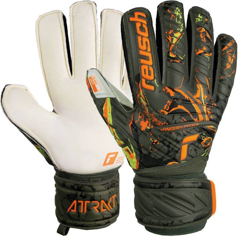 Reusch Attrakt Grip Finger Support Keepershandschoenen Senior