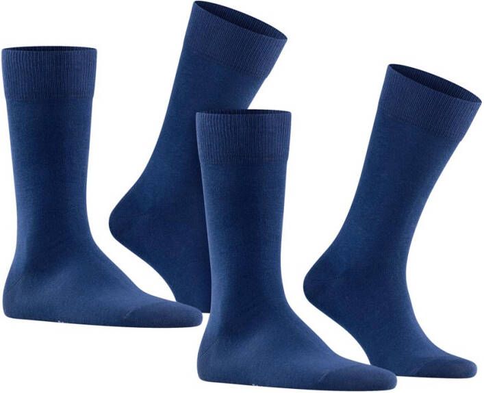 Falke Sokken Happy 2 Pack Sokken Blauw