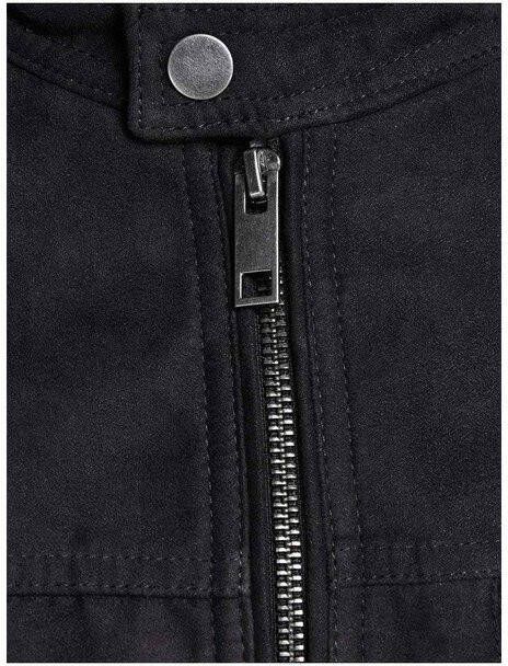 JACK & JONES ESSENTIALS imitatieleren jack JJEROCKY stonewashed