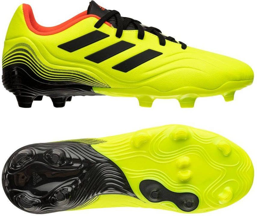 Adidas Kids adidas Copa Sense.3 Gras Voetbalschoenen(FG)Kids Geel Zwart Rood