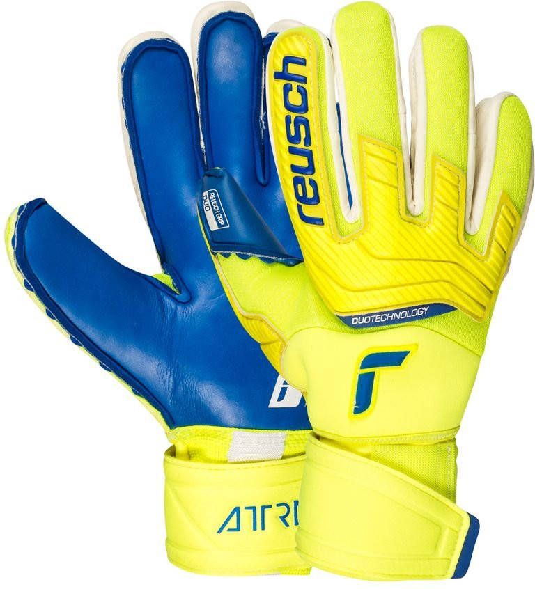 Reusch Keepershandschoenen Attrakt Duo Ortho Tec Geel/Blauw