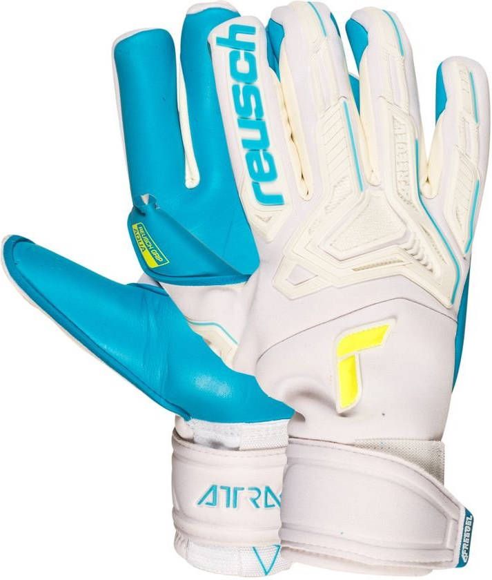 Reusch Keepershandschoenen Attrakt FreeGel Windproof Wit/Blauw