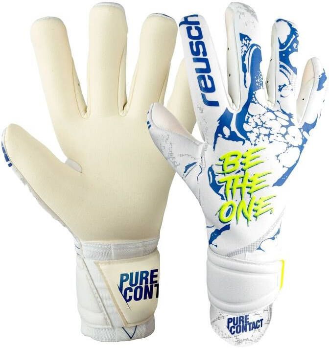Reusch Keepershandschoenen Pure Contact Gold X Wit/Blauw