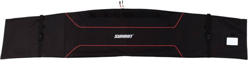 Summit Skihoes L 190x40/31x2 cm zwart en rood
