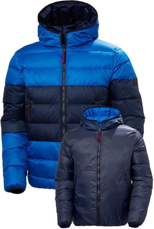 Helly Hansen jas RWB Reversible Down blauw/donkerblauw