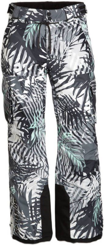 Superdry Sport skibroek Ultimate Rescue zwart/grijs/lichtblauw