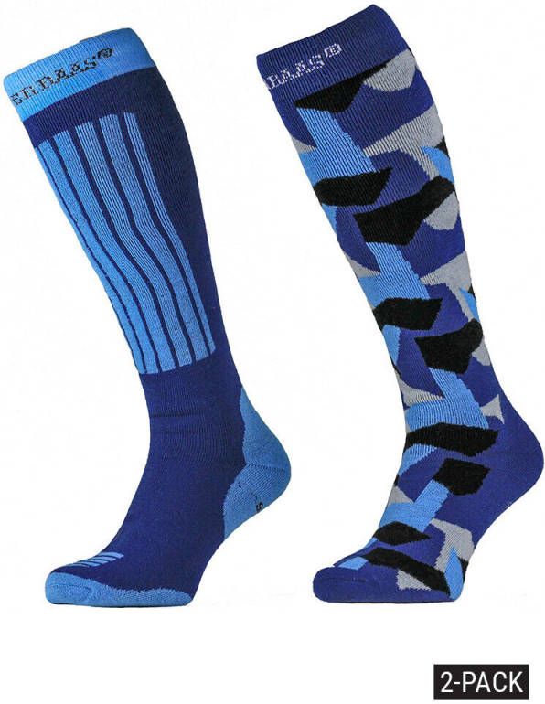 Poederbaas Camouflage print skisokken(2 pack )
